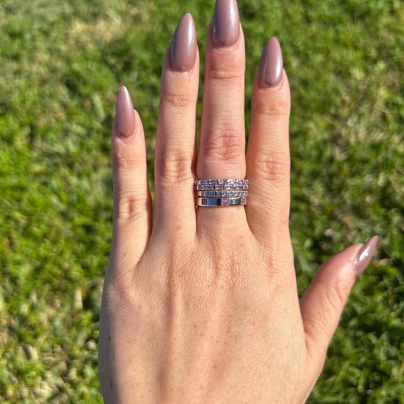 Bomb Party Luxe Bands “Boss Up, Girlfriend” Rose Quartz size 5. - Picture 2 of 6